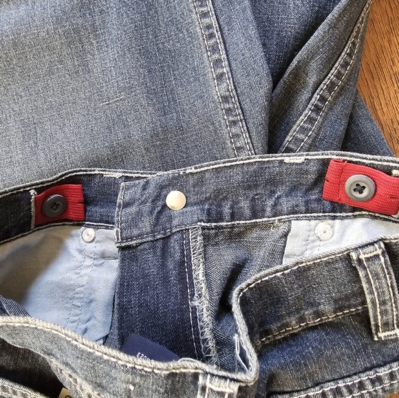 Gap Super Loose Dark Wash Straight Cut Jeans Size Boy's 7 NEW - Picture 7 of 7